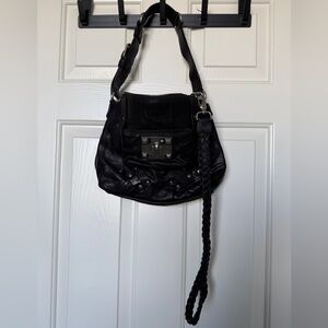Juicy Couture Black Leather Shoulder Bag